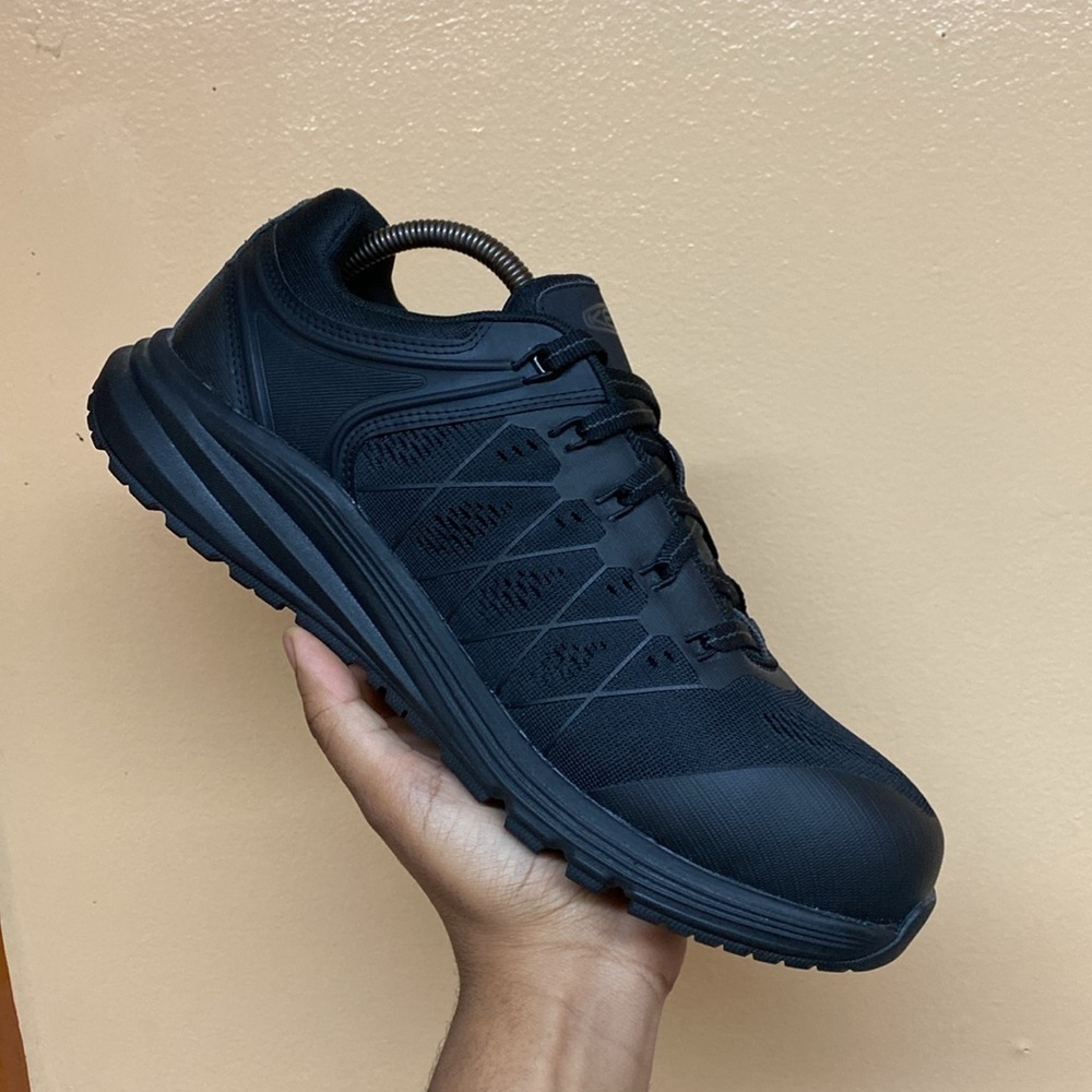 KEEN Utility Vista Energy Konnect Fit XT Steel Toe Work Sneakers “Triple Black” - Picture 13 of 17